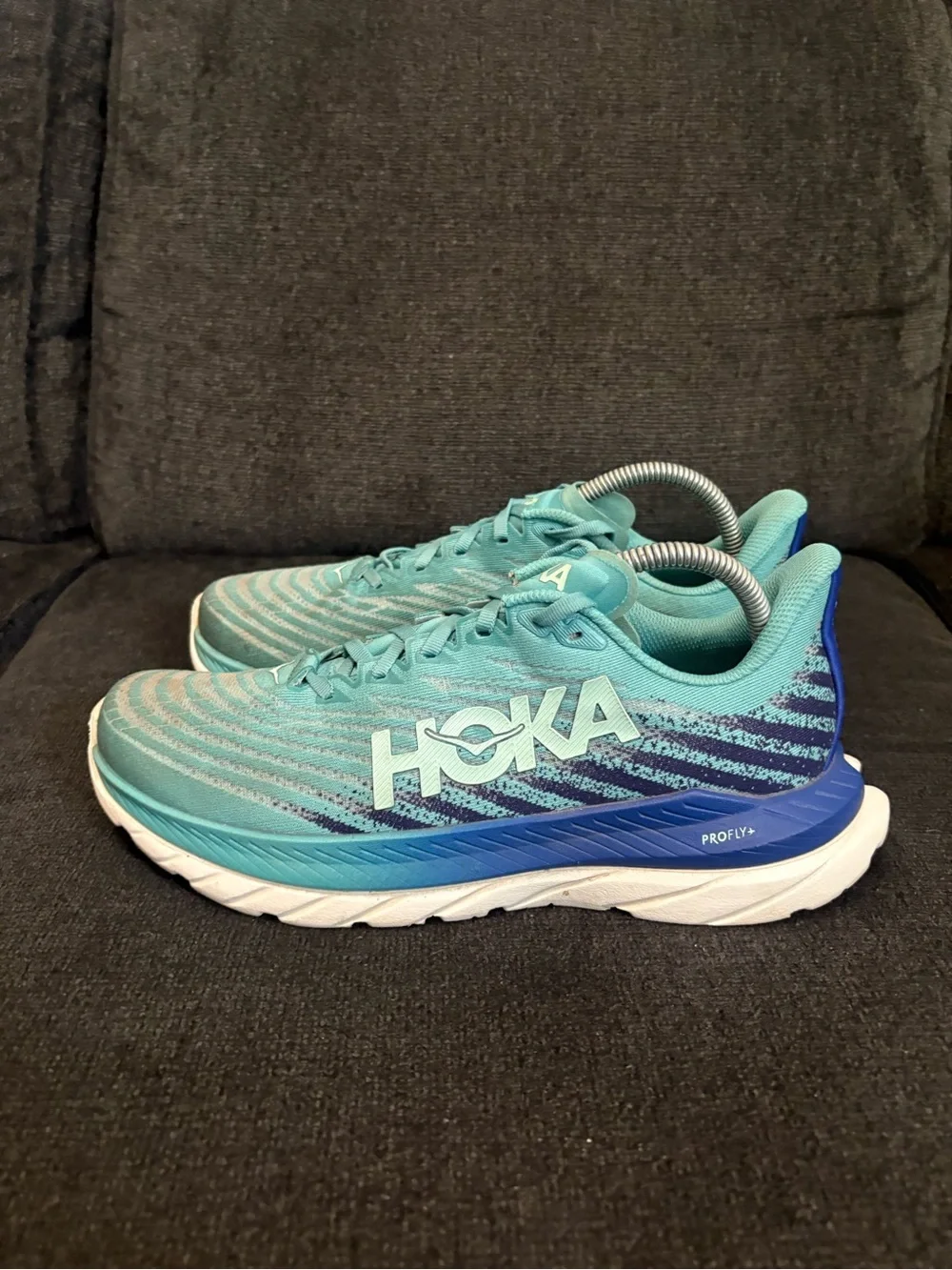 Hoka One One Mach 5 Womens Size 10B Blue Ocean Mist Running Shoes 1127894 OMES